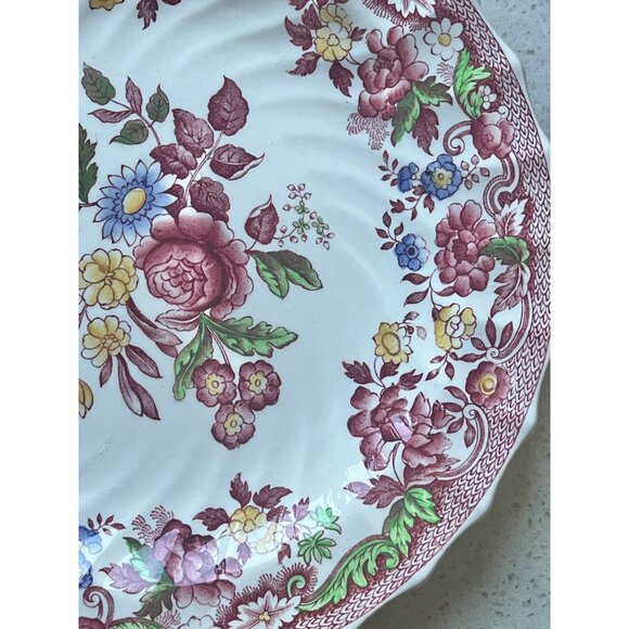 Spode England Copeland Spodes Bouquet Floral Dinner Plate VTG  9" Bone China - Picture 2 of 8